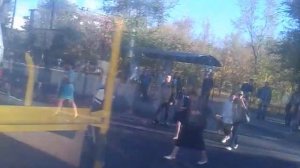 Трамвай 6го маршрута. Луганск 2012 год.