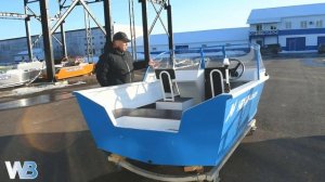 Новая модель алюминиевой лодки Неман - 400 DCM от компании WYATBOAT. Обзор от производителя.