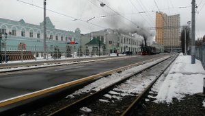 Паровоз ТЭ-3162, Москва, Рижский вокзал. 06.03.2016