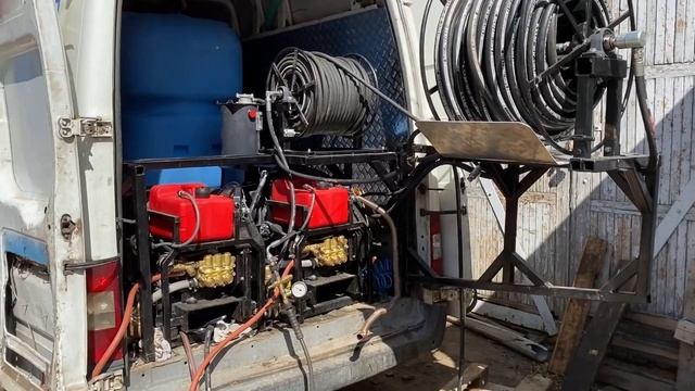 Двойная гидродинамическая каналопромывочная установка на 100 л/мин 190 бар (Продолжение) смотреть онлайн