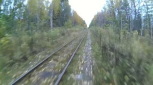 Кудемская узкоколейная железная дорога глазами велосипедиста. Осенние пейзажи