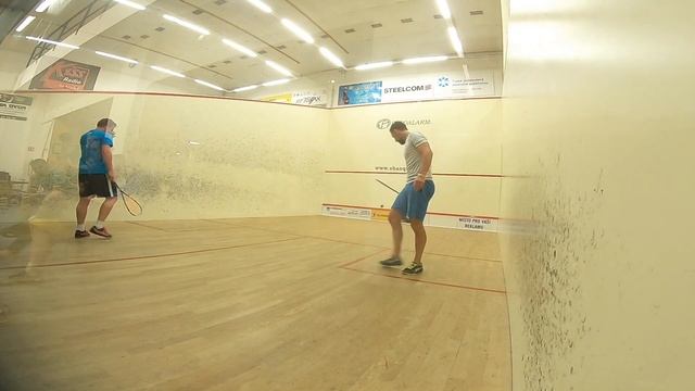 2019-09 SQUASH C-Tour, finálový zápas Tomáš Kamp vs Martin Ředina