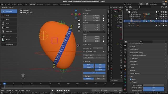 03-02 - multiball rig 3.4 demo. КУРС ИНТЕНСИВ ПО АНИМАЦИИ в Blender 2023