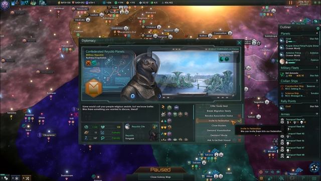 Let's Try: Stellaris Leviathans Part 11. Fallen Empire Awakens With No Mercy смотреть онлайн