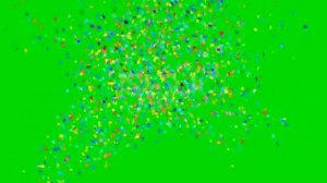 Golden Confetti Party Popper Explosions on a Black Backgrounds stock video