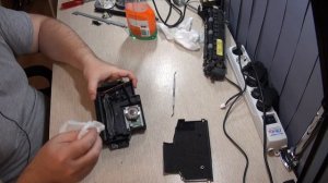 Профилактическая чистка модуля лазера принтера Samsung ML-1641