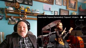 Anastasia (Анастасия Тюрина) plays the Balalaika (балала́йка), A Layman's Reaction