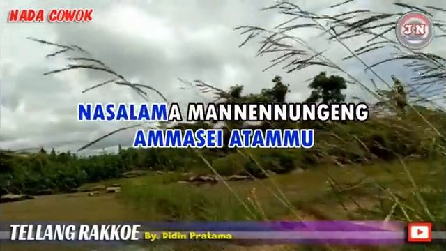 TELLANG RAKKOE Bugis KARAOKE No Vocal+Lirik Nada Cowok By  Didin Pratama