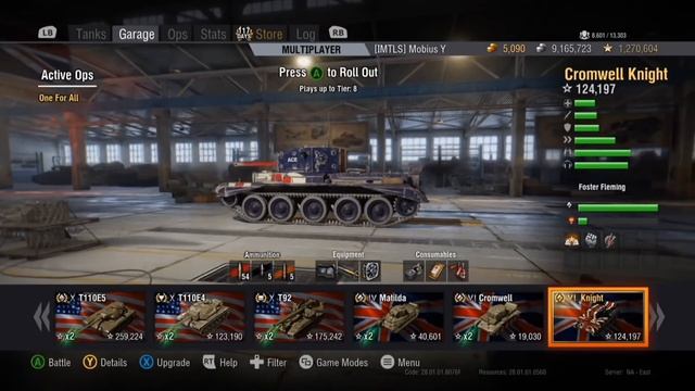 Tank Talk! Cromwell "Knight" Review - WORLD OF TANKS: XBOX ONE EDITION смотреть онлайн