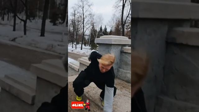 Somersault in the snow♀️[Motors]