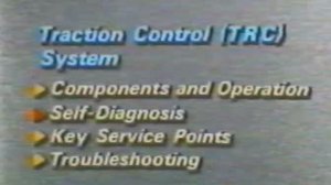TOYOTA Service Training-Антипробуксовочная Система (TRC)