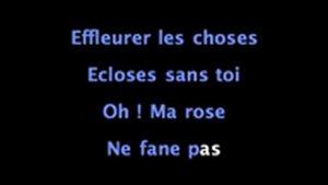 Mozart l'opera rock - Je dors sur des roses (karaoké - instrumental)