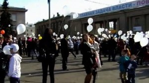 Пасхальное шествие - Церковь Благословение - г.Ангарск - 19 апреля 2009г.