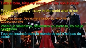 Learn Italian by Netrebko, Domingo, Villazon Traviata Italian English Russian Slovak French LYRICS