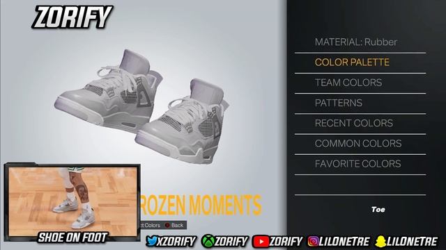 NBA 2K23 Next Gen Shoe Creator - Air Jordan 4 "Frozen Moments" смотреть онлайн