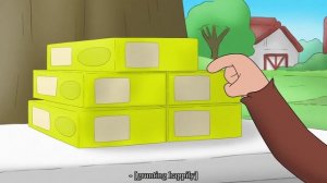 Curious George - 366 - Count on George to Deliver (Learn English Language with subtitles)