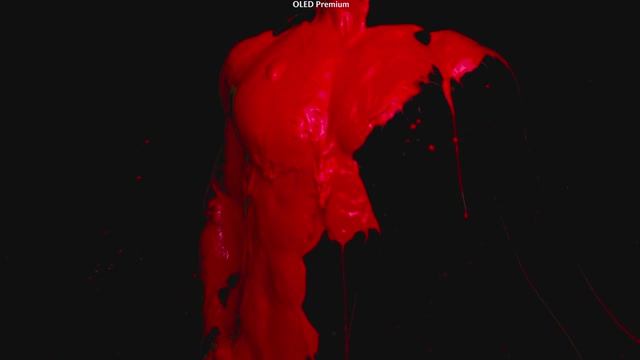 OLED DEMO - Abstract Paint Color in 8K HDR  Dolby Vision™