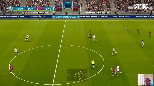 PES 2021 | Portugal VS England FINAL EURO 2021 | C.Ronaldo injured again in the Final | FootballLiv смотреть онлайн