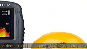 Venterior Portable Rechargeable Fish Finder Wireless Sonar Sensor Fishfinder Depth Locator with Fis