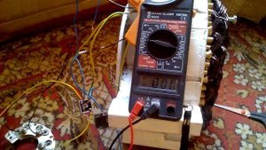 тест генератора с двухслойной намоткой.