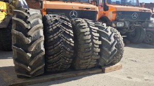 Колеса комбайна ! Трактора 48" на Unimog