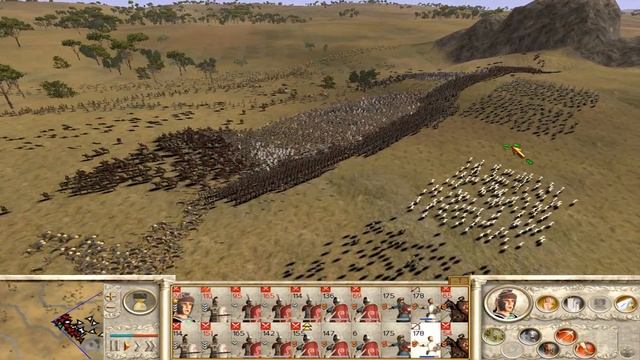 Rome: Total War - SPQR Mod: Let's Play Campaign, First Turn - Battle with Hannibal, Carthage, Part смотреть онлайн