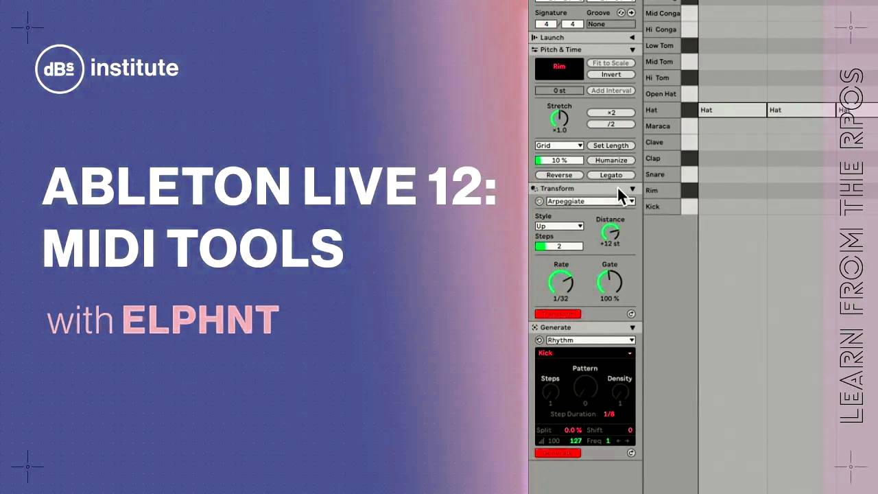 Ableton Live 12: Explore Incredible New MIDI Tools