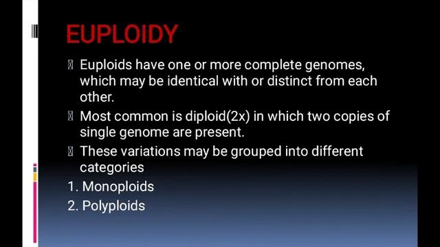Chromosomal Aberration: Numerical aberration (including polyploidy) смотреть онлайн