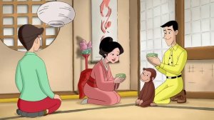 Curious George - 244 - Curious George and the Snow Festival (Learn English Language with subtitles)