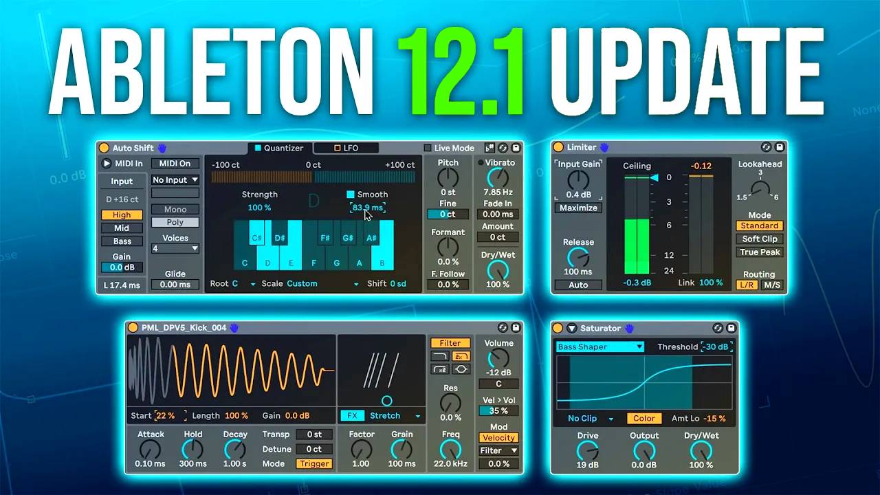 Ableton Live 12.1: Four Amazing Updates