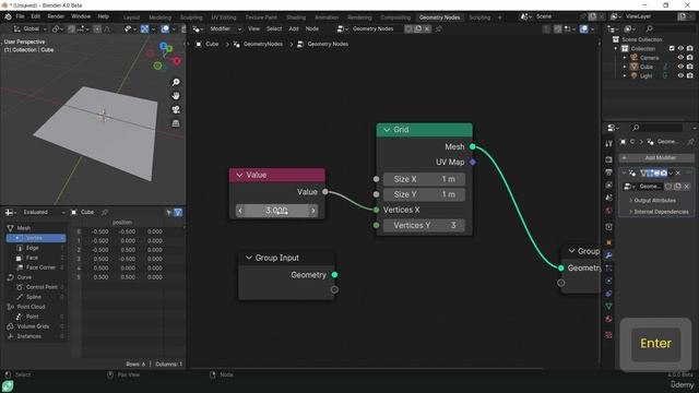 07. Socket Types - Floats & Integers. BLENDER GEOMETRY NODES LEARNING