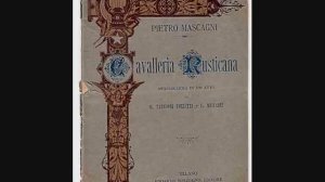 Cavalleria Rusticana. R. Tebaldi. J. Bjorling. E. Bastianini. (7)