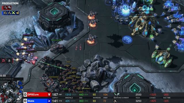 Starcraft 2: Cure [T] vs Stats [P] – 2020 Ice & Chrome смотреть онлайн