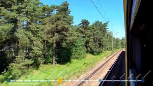 Поездка в Саулкрасты с видом из окна | Полная запись поездки!