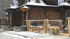 Зимняя прогулка по поселку Яремче / Ивано-Франковская область