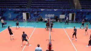 Волейбол, тренировка Зенит Санкт-петербург Мужчины. Все упражнения: от разминки до игровых
