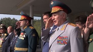 Принятие воинской присяги курсантами Московского высшего общевойскового командного училища