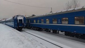 БЧ! Отправление ТЭП70-0355 с поездом №83/84 Санкт-Петербург - Гомель/Гродно!