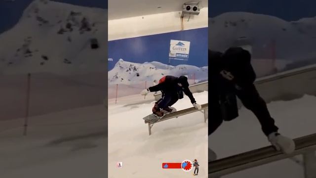 I touched the pipe during the trick, ski tricks, extreme, extreme top, tricks♀️[Motors]