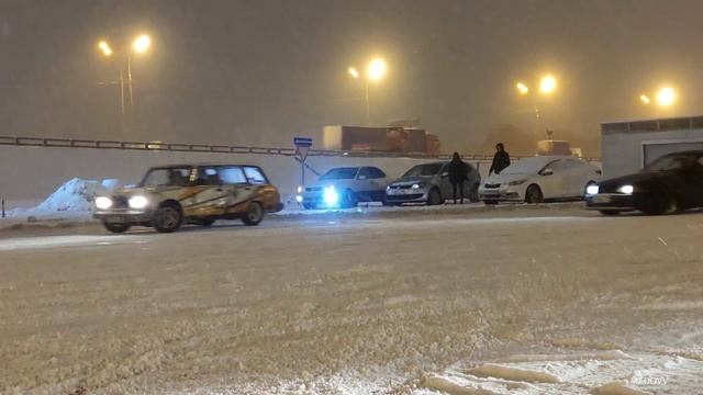 БОЕВАЯ КЛАССИКА | ЗИМНИЙ ДРИФТ В МОСКВЕ ( БК Сходка ) смотреть онлайн