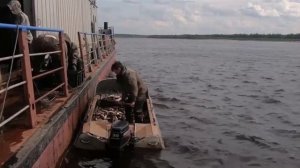 Работа рыбаков Агрофирмы Приполярная на фактории Сидоровск