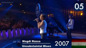 Eurovision - Hungary - My top 10 (2005-2017)