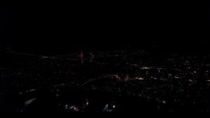 Огни ночного города!!! Телевышка на горе Машук, Пятигорск!!!