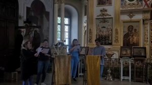 "Херувимская" Н. Голованов. Поют Мария Шуляковская, Павел Исаченко, Зинаида Тюрина и Алина Сафина