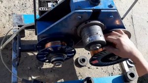 Как перемотать сварочную проволоку с 15кг катушки на 5кг