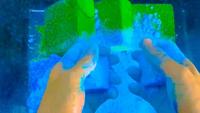  dyed gymchalk blocks  asmr gymchalk  crispy  crunchyASMRgymchalkIndonesia