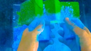 🌈 dyed gymchalk blocks | asmr gymchalk | crispy, crunchy|@ASMRgymchalkIndonesia