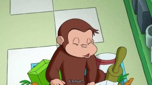 Curious George - 140 - Cooking with Monkey (Learn English Language with subtitles)