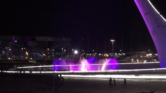 Сочи Элит. Поющие фонтаны в Олимпийском парке [СТОИТ ПОСМОТРЕТЬ!] смотреть онлайн