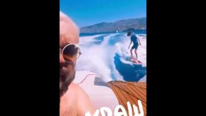 Филипп Киркоров с детьми на отдыхе.